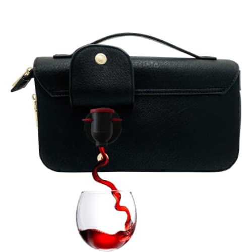 PortoVino LA Clutch - Fashionable wine purse with hidden spout