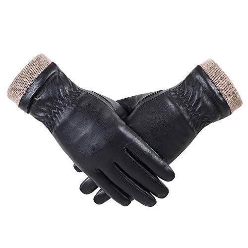REDESS winter leather gloves for women