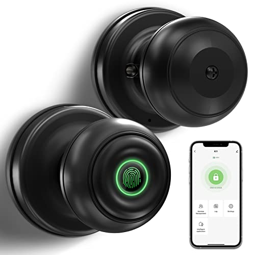 GeekTale smart doorknob, fingerprint smart lock