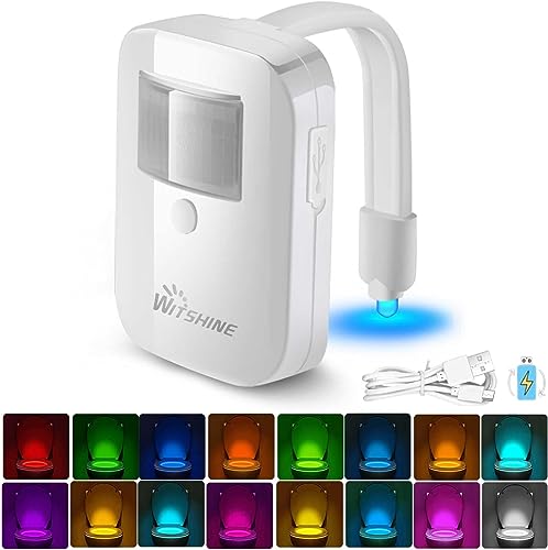 Witshine rechargeable toilet night light